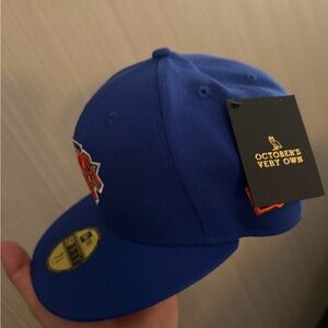 OVO Blue Cap with Orange Accents